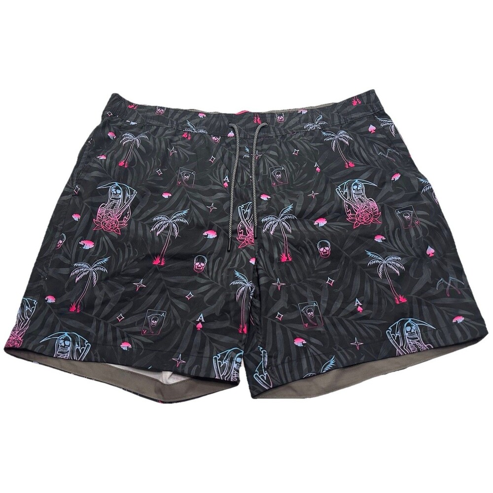 Men's Howitzer Reaper Board Shorts 6.5" Size XXL Black Grey